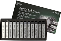 Creativ Company jouet pastel Gallery Soft Pastel Set 12 pièces gris