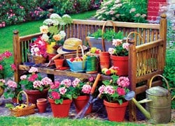 Puzzle Eurographics Banc de jardin - 1000 pièces