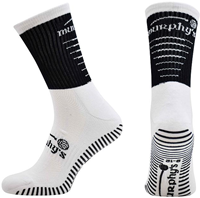 Murphy's chaussettes de sport Pro Mid GAA grip junior noir-blanc confort