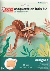Graine Creative jouet en bois kit de construction modèle araignée 3D
