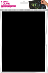 Graine Creative Scratch Art set de cartes à gratter - 10 feuilles A4 arc-en-ciel