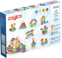 Geomag jouet de construction magnétique Magicube set créatif recyclé 16 pièces-3