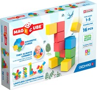 Geomag jouet de construction magnétique Magicube set créatif recyclé 16 pièces
