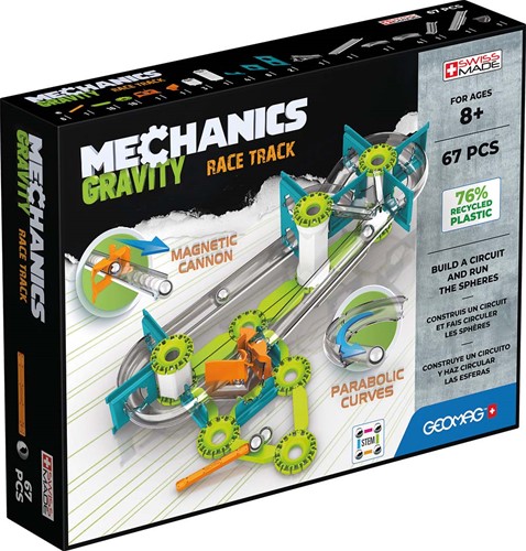 Geomag circuit magnétique Mechanics Gravity recyclé 67 pièces jouet