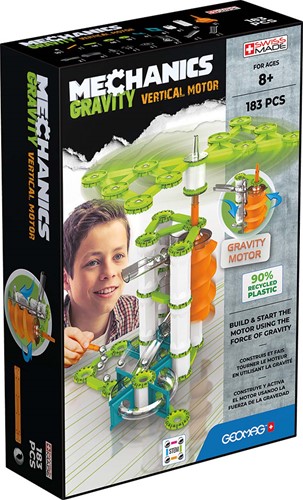 Geomag Mechanics Gravity RE Vertical Motor 183 Pieces