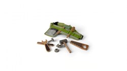 Dantoy ceinture à outils en bois jouet set 11 pièces en boîte