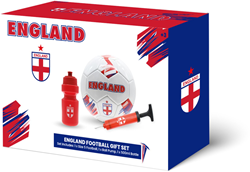Gioco coffret cadeau football Angleterre taille 5 - ballon gourde pompe