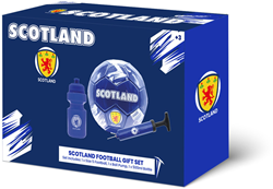 Gioco coffret cadeau football Écosse taille 5 avec gourde et pompe