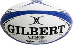 Gilbert ballon de rugby entraînement G-tr4000 bleu taille 3 - ballon d'entraînement