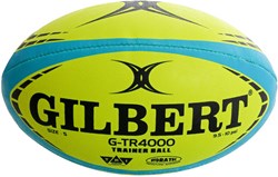Gilbert ballon de rugby entraînement G-TR4000 taille 3 fluo - technologie grip