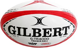 Gilbert ballon de rugby entraînement G-TR4000 rouge taille 3 - ballon junior
