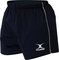 Gilbert short de rugby pantalon sport bleu - 2xs pour adultes
