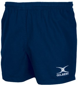 Gilbert short de rugby Photon bleu - short de sport unisexe XXS polyester