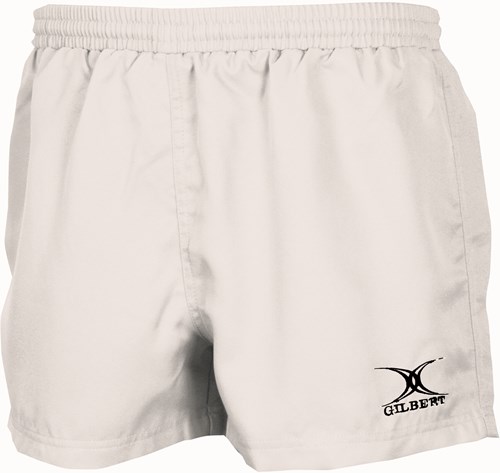Gilbert short de rugby Saracen blanc - short de sport XXS polyester