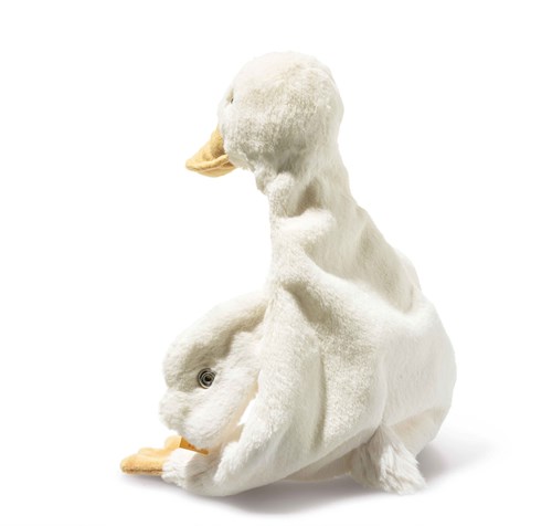 Steiff peluche doudou oie Gilda 28 cm blanc jouet câlin-3