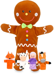 Fiesta Crafts Gingerbread Man Set Hand Puppet