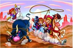 Eurographics Girl Power - Cowgirls - 100 Teile