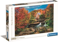 Clementoni puzzle Glade Creek Grist Mill - 2000 pièces paysage-2
