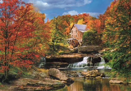 Clementoni puzzle Glade Creek Grist Mill - 2000 pièces paysage