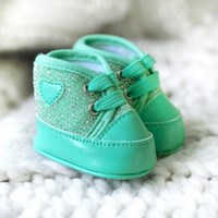 Skrallan baskets pailletées accessoire poupée 36-40cm - chaussures poupée-2