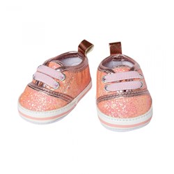 Heless chaussures poupée baskets pailletées rose 38-45cm poupée mode
