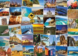 Eurographics puzzle Australie - Globetrotter casse-tête - 1000 pièces