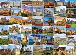 Eurographics Casse-tête Globetrotter Châteaux et Palais - 1000 pièces
