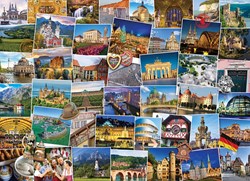 Eurographics puzzle Allemagne - Globetrotter - 1000 pièces