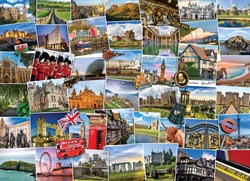 Eurographics puzzle Royaume-Uni - Globetrotter - 1000 pièces