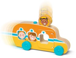 Melissa & Doug bus en bois jouet pour tout-petits - jouet de développement FSC