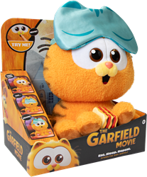 Goliath Animagic - Garfield peluche interactive - Baby Garfield - 27 cm