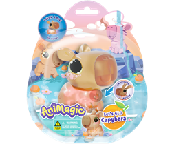 Goliath peluche jouet Animagic Let's Glo Capybara marron 12L