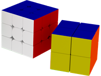 Goliath speedcube puzzle Nexcube Combo 3x3 2x2 - jeu d'adresse-2