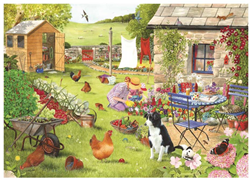 House of Puzzles puzzle Grandma's Garden 500 pièces XL carton