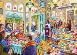 Gibsons puzzle adulte Grandmas Treat 1000 pièces nourriture boisson