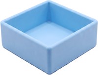 Grennn carré d'insertion bac sensoriel bleu pastel - jouet éducatif
