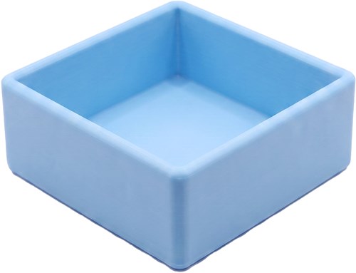 Grennn carré d'insertion bac sensoriel bleu pastel - jouet éducatif