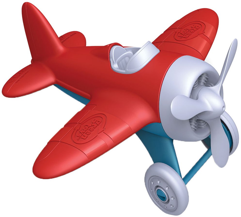 Green Toys Avión, Rojo/azul Cb - Juego De Simulación, ... | Meses Sin Interés