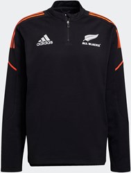ALL BLACKS RUGBY 1/4-ZIP FLEECE TOP