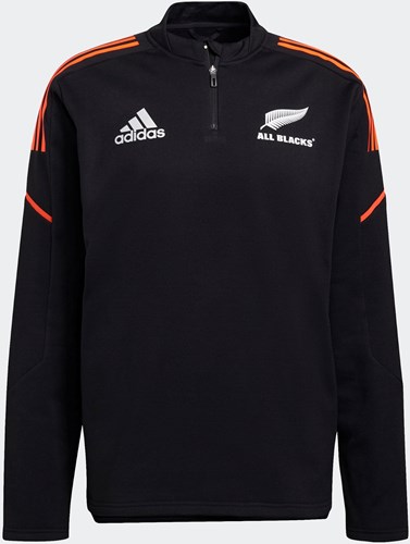 ALL BLACKS RUGBY 1/4-ZIP FLEECE TOP