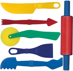 Gowi outils de modelage set - 6 pièces jouet coloré