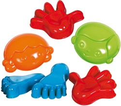 Gowi moules à sable jouet - formes colorées pour enfants plage