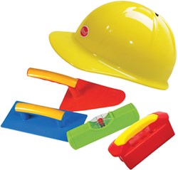 Gowi jouet Set de maçon - coffret de construction pour enfants - plage et sable
