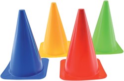 Gowi cônes de route jouet lot de 4 - cônes de signalisation enfants