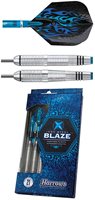 Harrows Blaze fléchettes en acier inoxydable - steeltip darts 21g noir