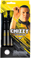 Harrows Chizzy Alloy fléchettes à pointe acier - 23 grammes - Darts pro
