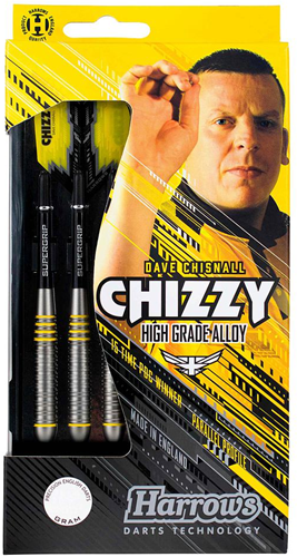 Harrows Chizzy Alloy fléchettes à pointe acier - 23 grammes - Darts pro