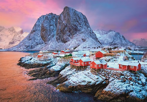 Clementoni Dorf Hamnoy - 500 Teile