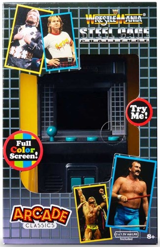 Basic Fun jeu d'arcade WWE - console de jeu mini portable WrestleMania