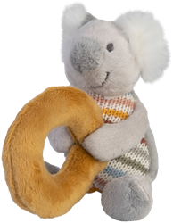 Happy Horse hochet Koala McKensey - gris - jouet bébé 12 cm